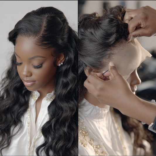Raw Peruvian Human Hair HD Lace Wig – Glueless, Single Donor, Unprocessed